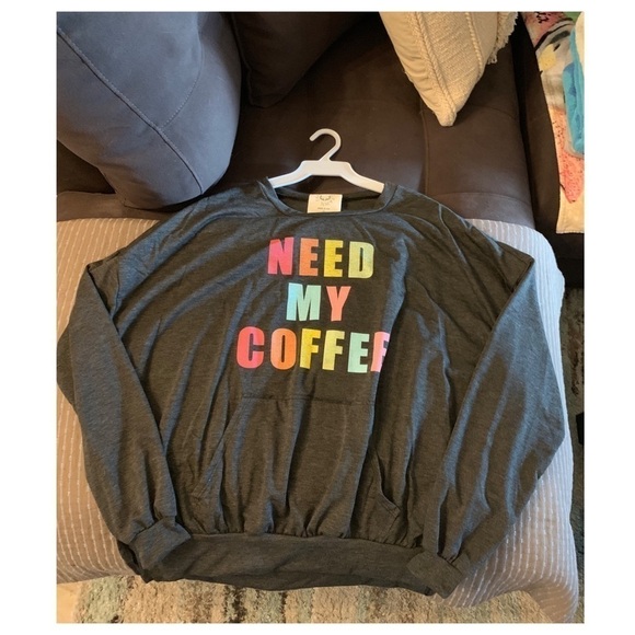 “NEED My Coffee” Graphic Sweatshirt - Picture 7 of 8